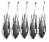 Distance Fishing Grip Weight Set for Sea and Beach Fishing, 5 in a Pack, 4oz - 7oz