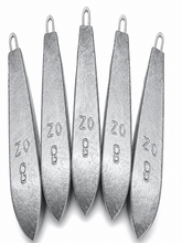 BOPEDO 8oz Boat Fishing Weights Set (5 Pack) – Heavy Duty Sinkers for Saltwater Deep Sea Fishing