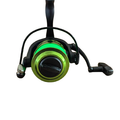 Arrow HG7000 Spinning Reel, Metal Spool, 3+1 Stainless Steel Bearings, Saltwater Resistant, Pre-Loaded Green Line