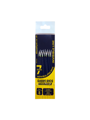 7 Hooks Herring Feathers with Real Fish Skin pack of 3