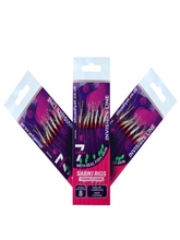 7 Hooks Herring Feathers with Real Fish Skin pack of 3