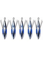 Distance Sea Fishing Grip Weights with Breakout Wires, Long Casting Shore Fishing Sinkers 4oz