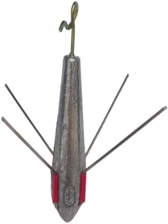 Grip Lead Weights Sea Beach Fishing Breakaway Gripper Style - 6oz