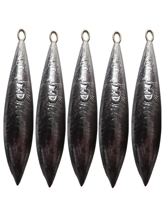Sea Fishing Weights for Mackerel Feather Cod Bass Boat Fishing - 2oz /3oz / 4oz / 5oz