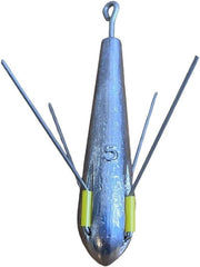 Grip Lead Weights Sea Beach Fishing Breakaway Gripper Style - 5oz