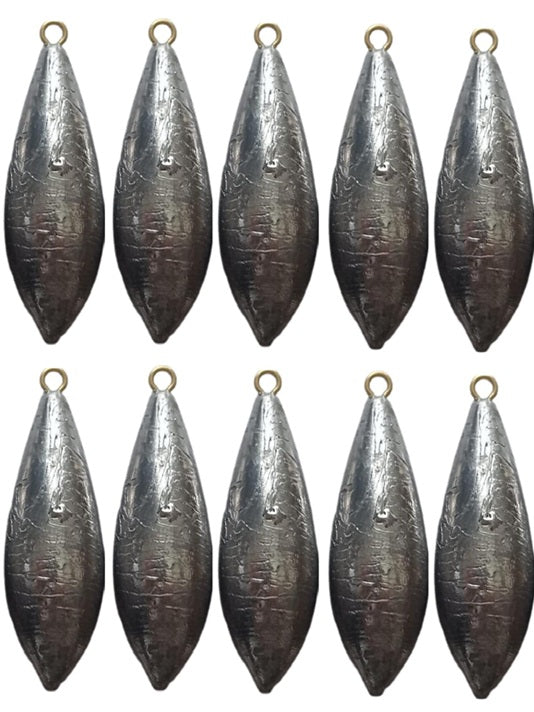 Sea Fishing Weights for Mackerel Feather Cod Bass Boat Fishing - 2oz /3oz / 4oz / 5oz