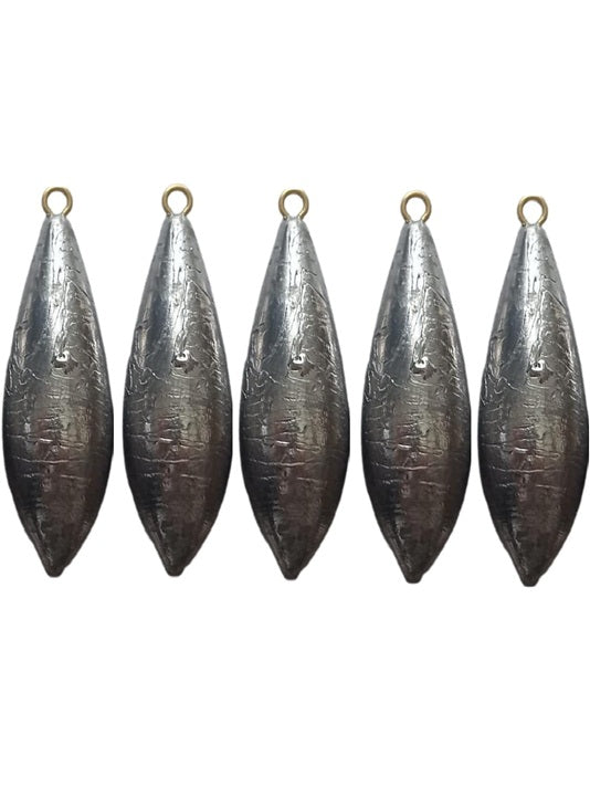 Sea Fishing Weights for Mackerel Feather Cod Bass Boat Fishing - 2oz /3oz / 4oz / 5oz