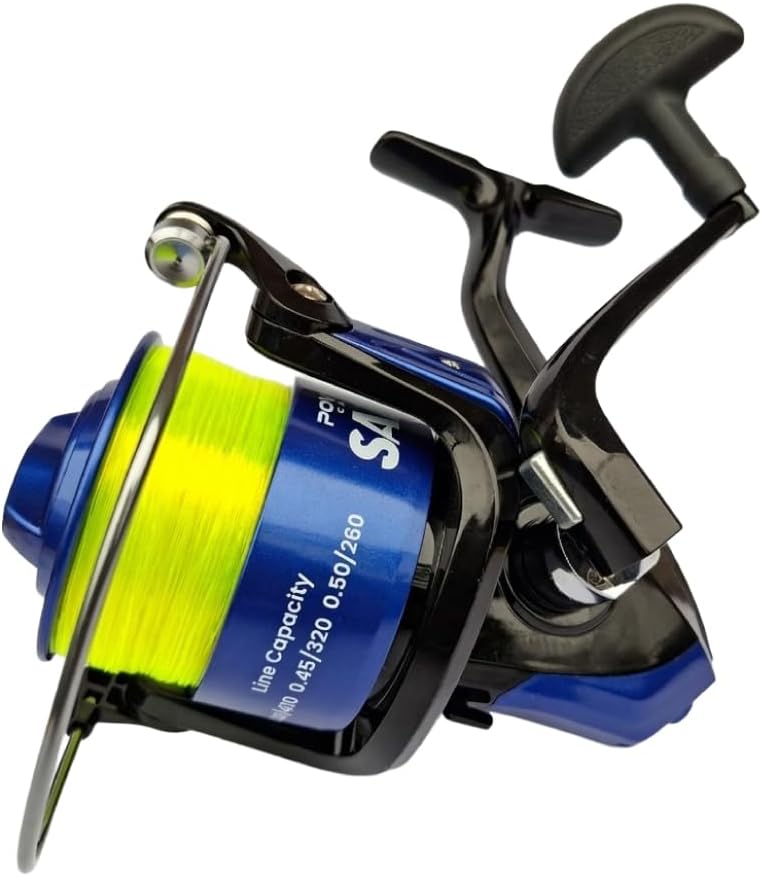 Saltz XH12000 Spinning Reel 15kg Drag 3BB Saltwater 25lb Fluro Yellow Line