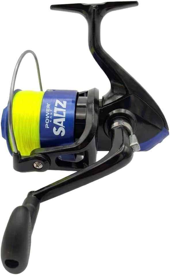 Saltz XH12000 Spinning Reel 15kg Drag 3BB Saltwater 25lb Fluro Yellow Line