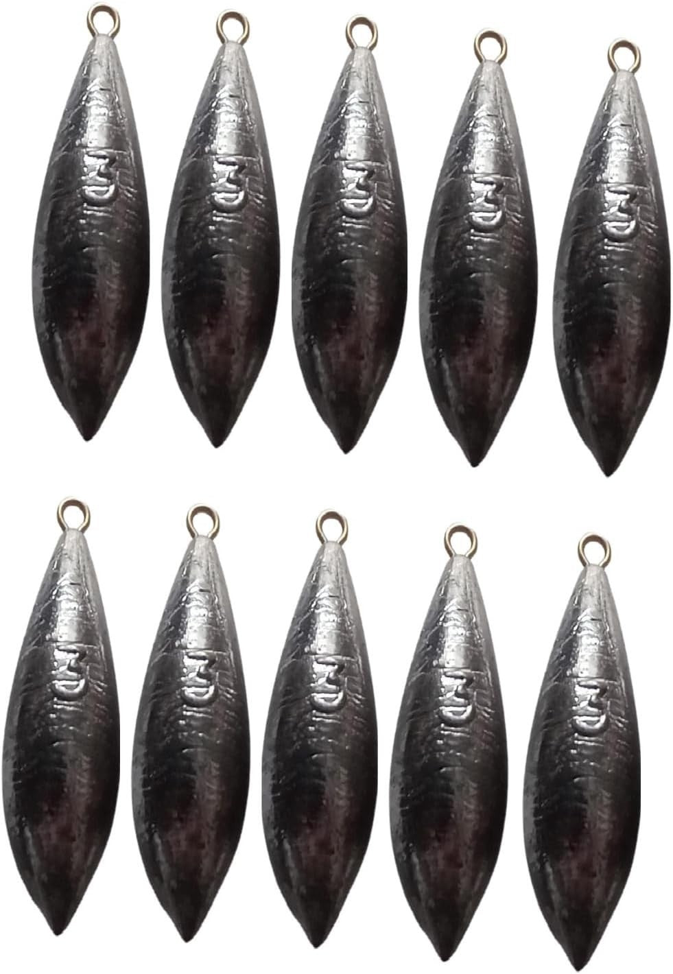 Sea Fishing Weights Pack Of 5/10 Mackerel Feather Cod Bass Boat Fishing 5oz-2oz