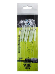 Marine Cast 5 different types mackerel feathers, hook size 2