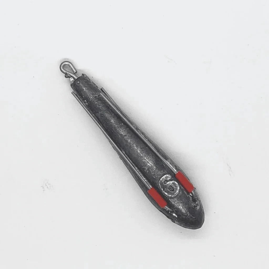 Grip Lead Weights Sea Beach Fishing Breakaway Gripper Style (5 Pack) 4oz–9oz