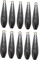 Sea Fishing Weights Pack Of 5/10 Mackerel Feather Cod Bass Boat Fishing 5oz-2oz
