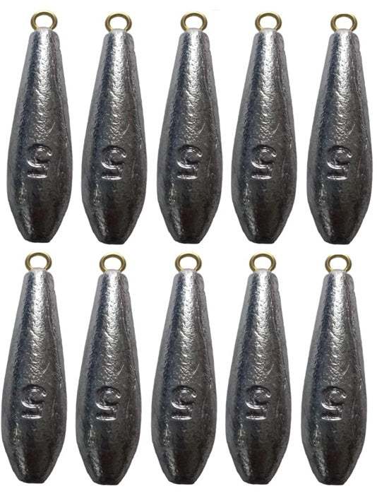 Sea Fishing Weights for Mackerel Feather Cod Bass Boat Fishing - 2oz /3oz / 4oz / 5oz