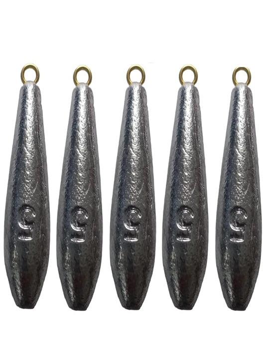 Sea Fishing Weights for Mackerel Feather Cod Bass Boat Fishing - 2oz /3oz / 4oz / 5oz