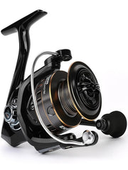 Professional Ultra Light Spinning Fishing Reel, 7000 Series, 5.2:1 Gear Ratio, CNC Metal Spool, 26LB Max Drag