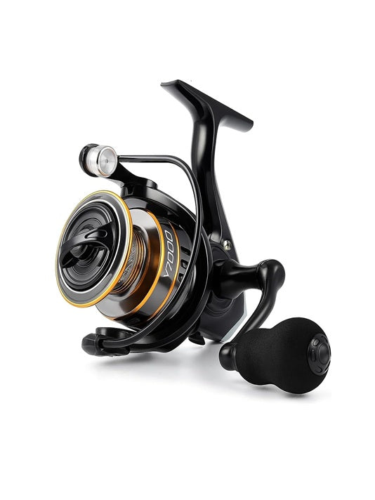 Professional Spinning Fishing Reel, Metal Frame, High Speed, 5000 Series, for Saltwater, Freshwater
