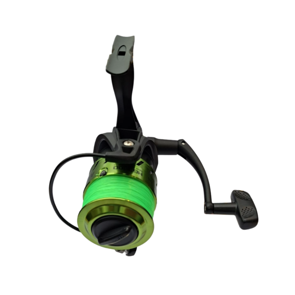 Arrow HG7000 Spinning Reel, Metal Spool, 3+1 Stainless Steel Bearings, Saltwater Resistant, Pre-Loaded Green Line
