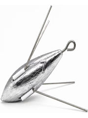 Distance Sea Fishing Grip Weights with Breakout Wires, Long Casting Shore Fishing Sinkers 7oz